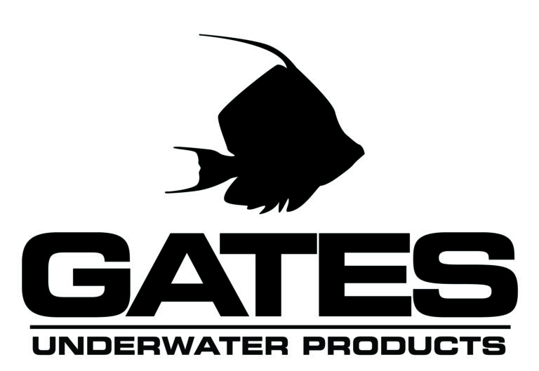 Gates black and white tall logo