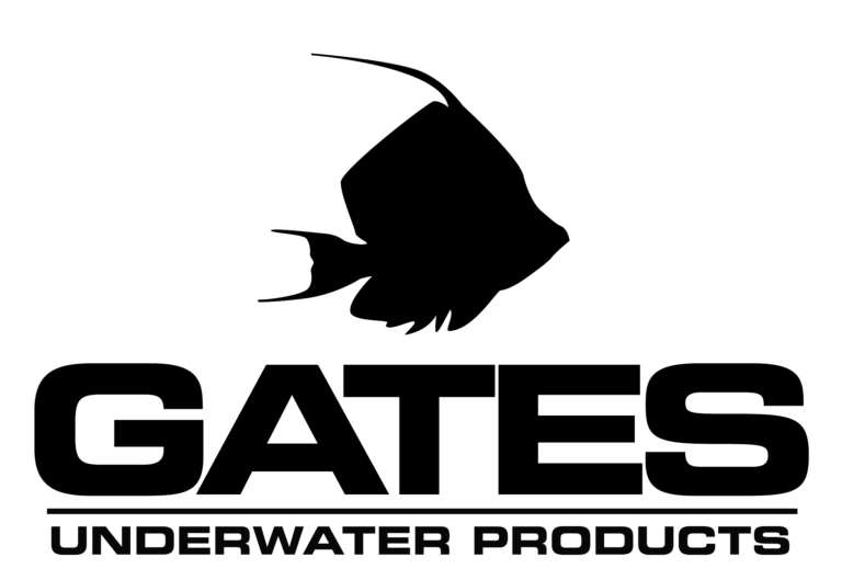 Gates black and white tall logo